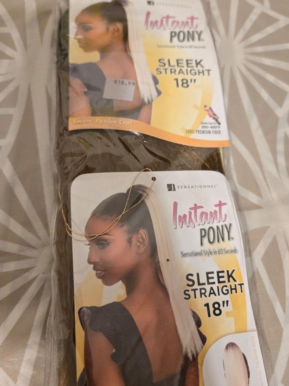 Sensational Instant Pony Sleek Straight 18" - $18